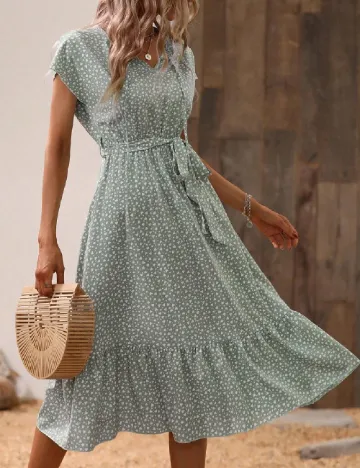 Rochie medie SHEIN, verde Verde