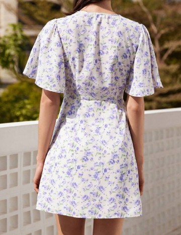 Rochie scurta SHEIN, floral print