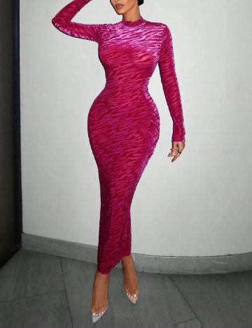 Rochie lunga SHEIN, magenta