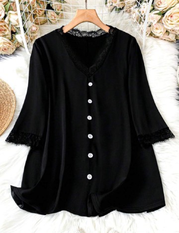 Bluza SHEIN CURVE, negru