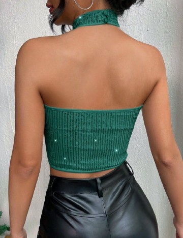 Top SHEIN, verde