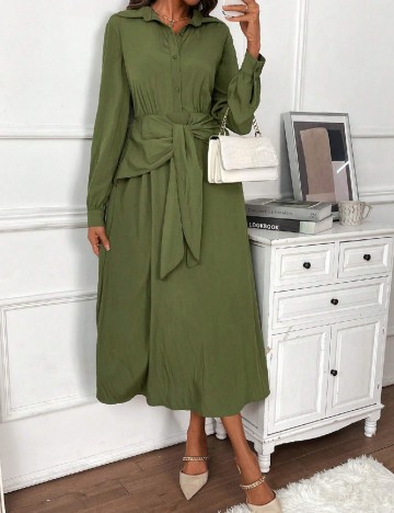 Rochie medie SHEIN, verde