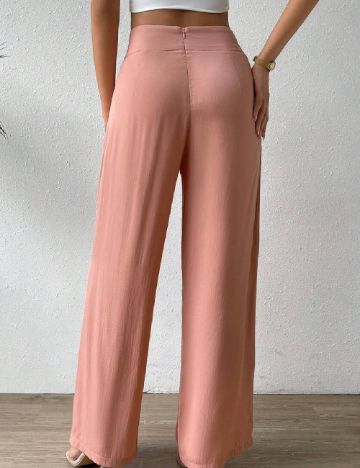 Pantaloni SHEIN, roz