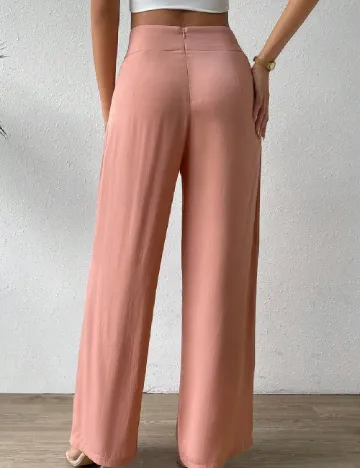 Pantaloni SHEIN, roz Roz