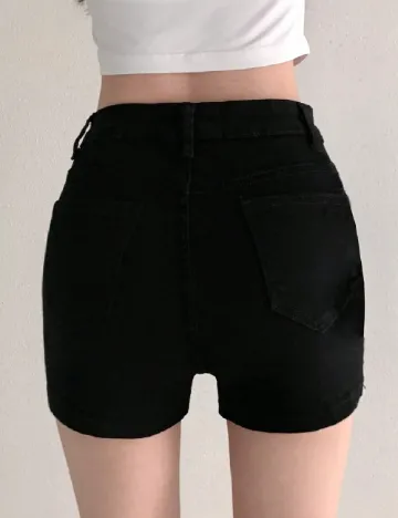 Pantaloni scurti Dazy, negru Negru