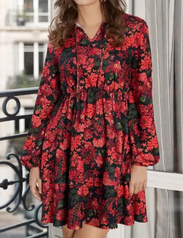 Rochie scurta SHEIN, floral Floral print