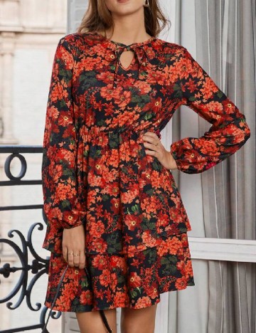 Rochie scurta SHEIN, floral