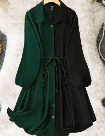 Rochie scurta SHEIN, verde Verde