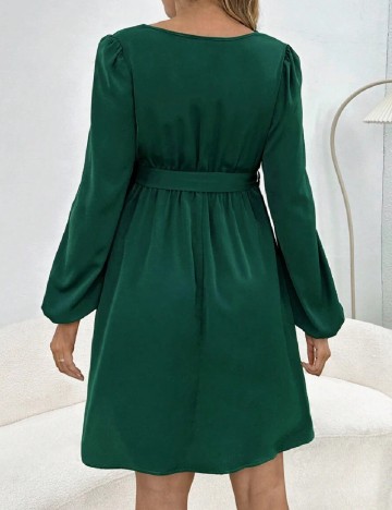 Rochie scurta SHEIN Maternity, verde