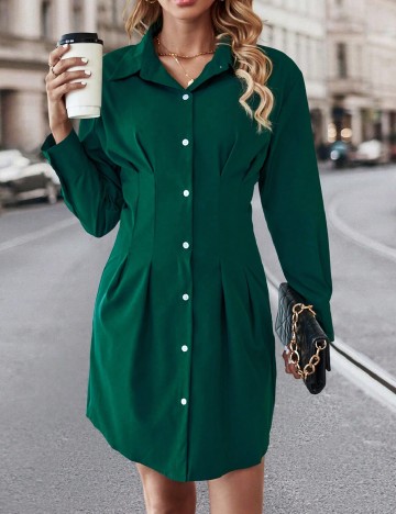 Rochie scurta SHEIN, verde