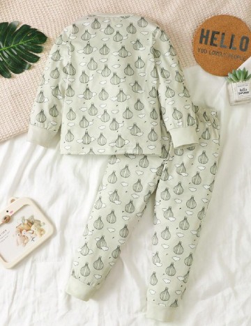 Pijama Shein Kids, verde