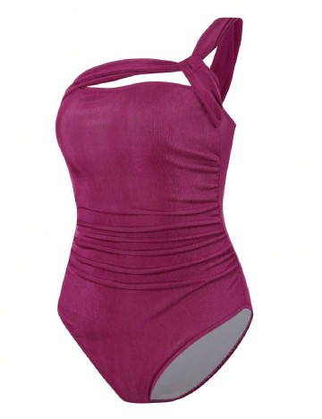 Costum de baie SHEIN, magenta