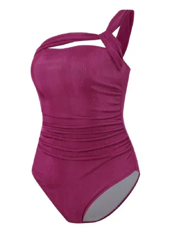 Costum de baie SHEIN, magenta Roz