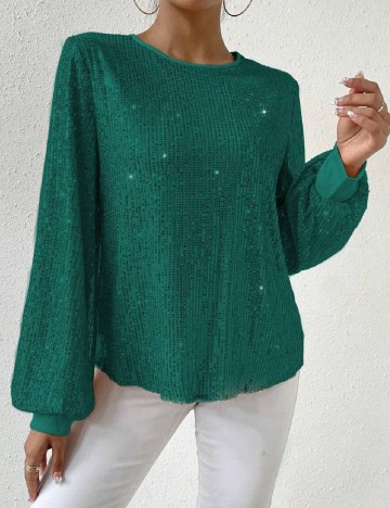 Bluza SHEIN, verde