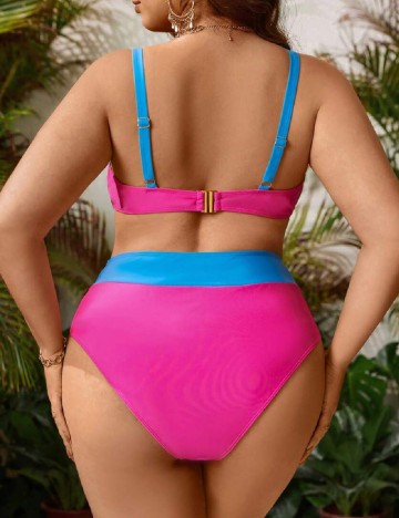 Costum de baie SHEIN CURVE, mix culori