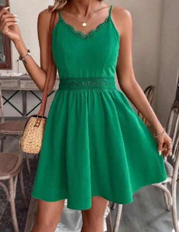 Rochie scurta SHEIN, verde Verde