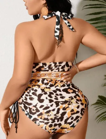 Costum de baie SHEIN CURVE, crem Crem