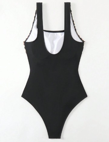 Costum de baie SHEIN, negru