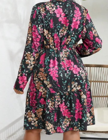 Rochie scurta SHEIN CURVE, floral Floral print