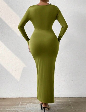 Rochie medie SHEIN, verde