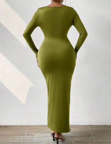 Rochie medie SHEIN, verde Verde