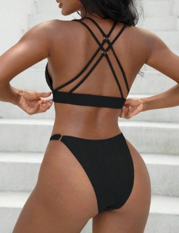 Costum de baie SHEIN, negru