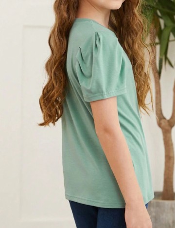 Tricou Shein Kids, verde