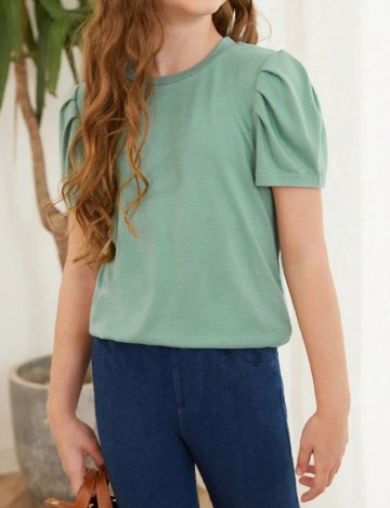 Tricou Shein Kids, verde