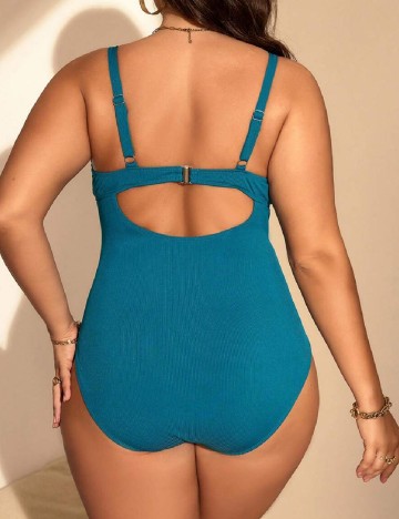 Costum de baie SHEIN CURVE, albastru