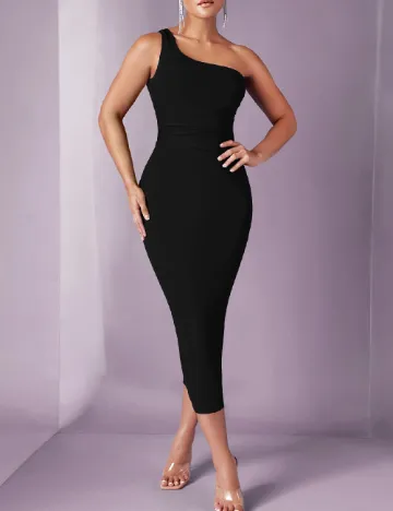 Rochie medie SHEIN, negru Negru