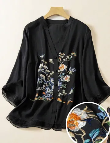 Camasa SHEIN CURVE, negru