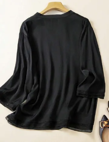 Camasa SHEIN CURVE, negru