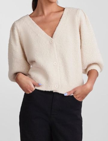 Cardigan Pieces, crem