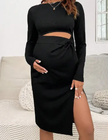 Rochie scurta SHEIN Maternity, negru Negru