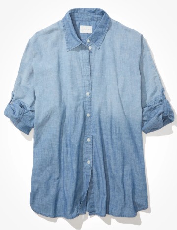 Camasa Oversize American Eagle, albastru