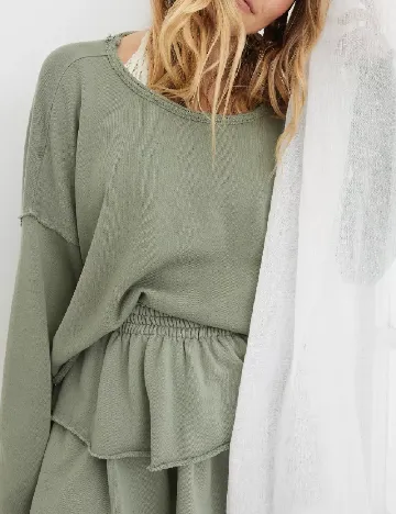 Bluza Aerie, verde Verde