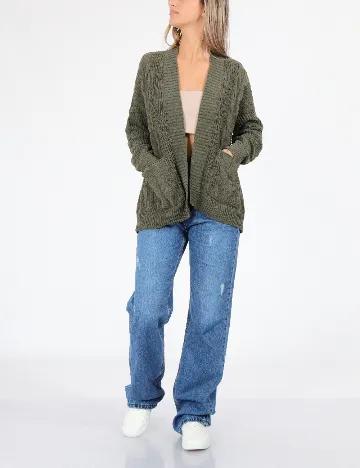 Cardigan American Eagle, verde Verde