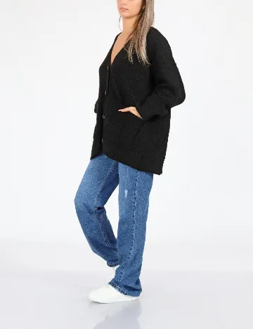 Cardigan American Eagle, negru Negru