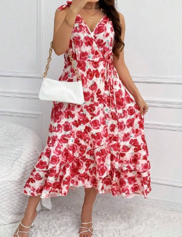 Rochie medie SHEIN CURVE, roz