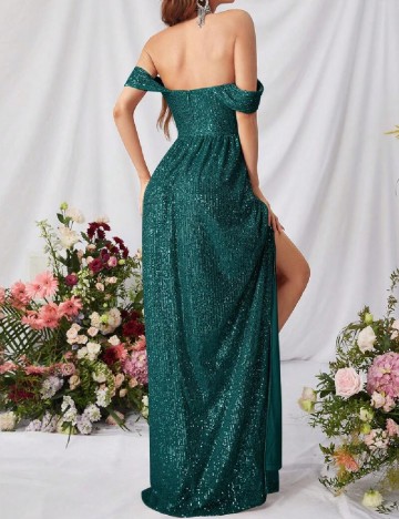 Rochie lunga Faeriesty, verde