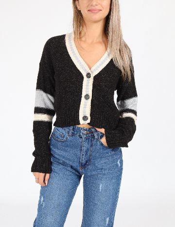 Cardigan American Eagle, gri inchis