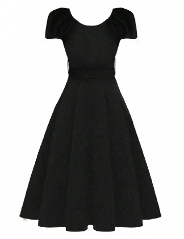 Rochie medie SHEIN CURVE, negru