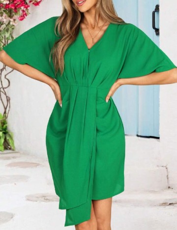 Rochie scurta SHEIN, verde