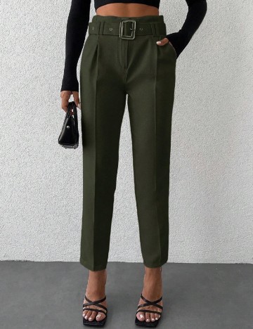 Pantaloni SHEIN, verde