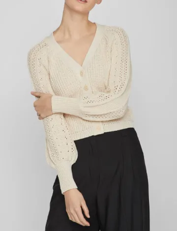 Cardigan Vila, crem Crem