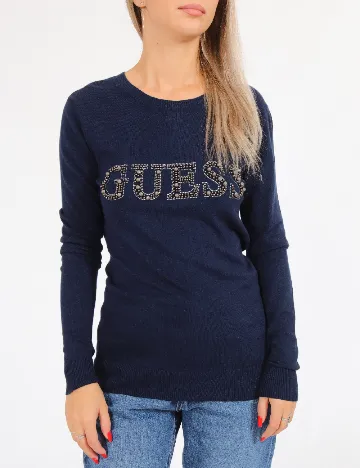 Bluza Guess, albastru Albastru