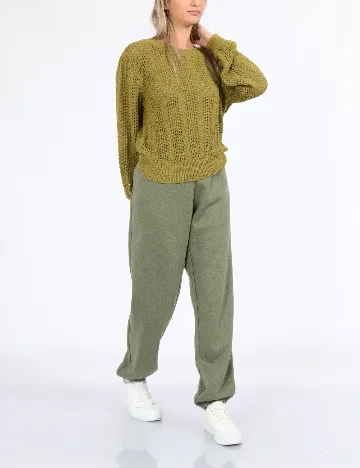 Pantaloni Guess, verde Verde