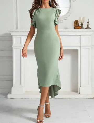 Rochie medie SHEIN, verde Verde