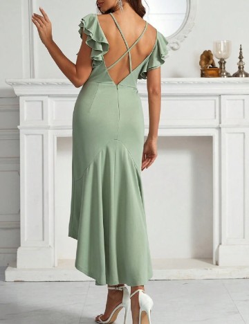 Rochie medie SHEIN, verde