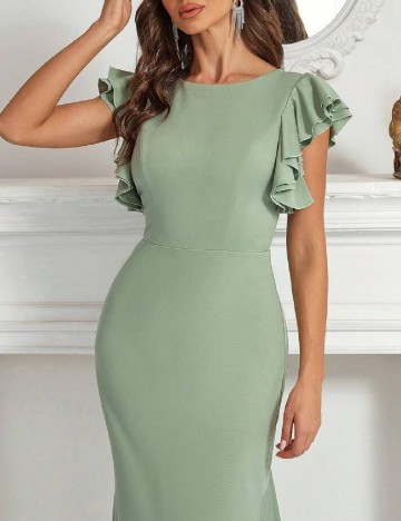 Rochie medie SHEIN, verde